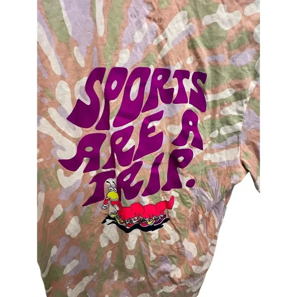 Nike NSW "Sports Are A Trip" Tie Dye Sportswear T-Shirt Size Medium - Picture 2 of 5